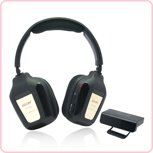 GH-666 Home wireless headphone with special transmitter and RF/UHF system
