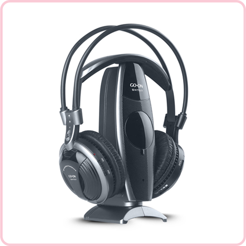 GH-757 Unique design wireless headphone for TV,DVD,PC with 80M operation range