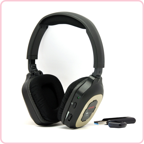 GD-242 2.4G wireless hifi stereo headphone with popular design 