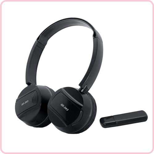GD-243 2.4G wireless headphone with classic design and cheap price 