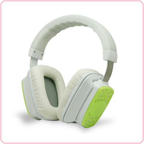 RF-609 (White)  High end silent disco headphone with hifi stereo sound 