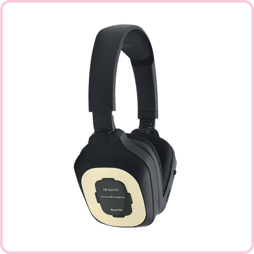 IR-607D Foldable wireless headphone for car with clear stereo sound