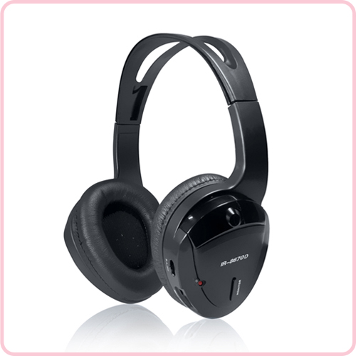 IR-8670 is infrared wireless Headphone for car use with crystal clear sound.  