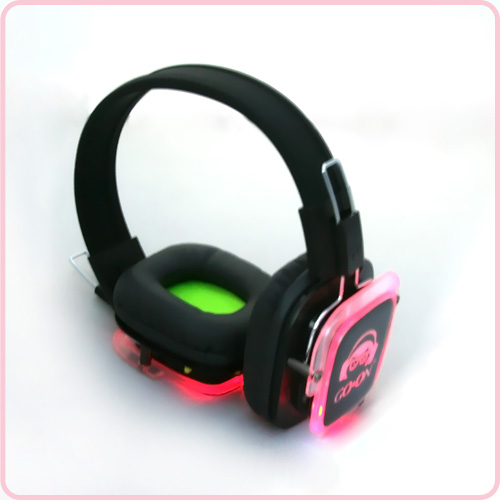 RF-309(Blue) Best selling silent disco headphone with LED light 