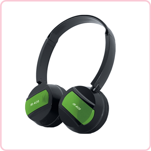 IR-408 Kids use Fold-flat headset wth IR single channel