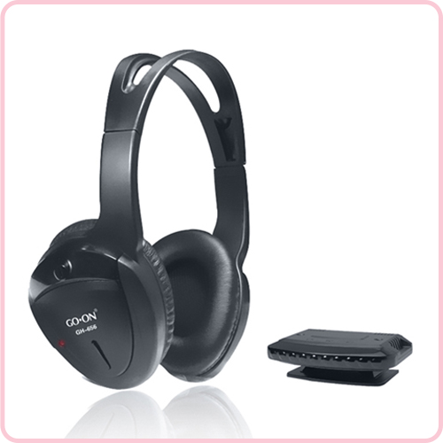 GH-656 Fold flat wireless headset with two channels for home TV use