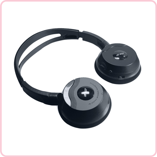 IR-407 IR wireless headphone for car use 3.5mm mini jack